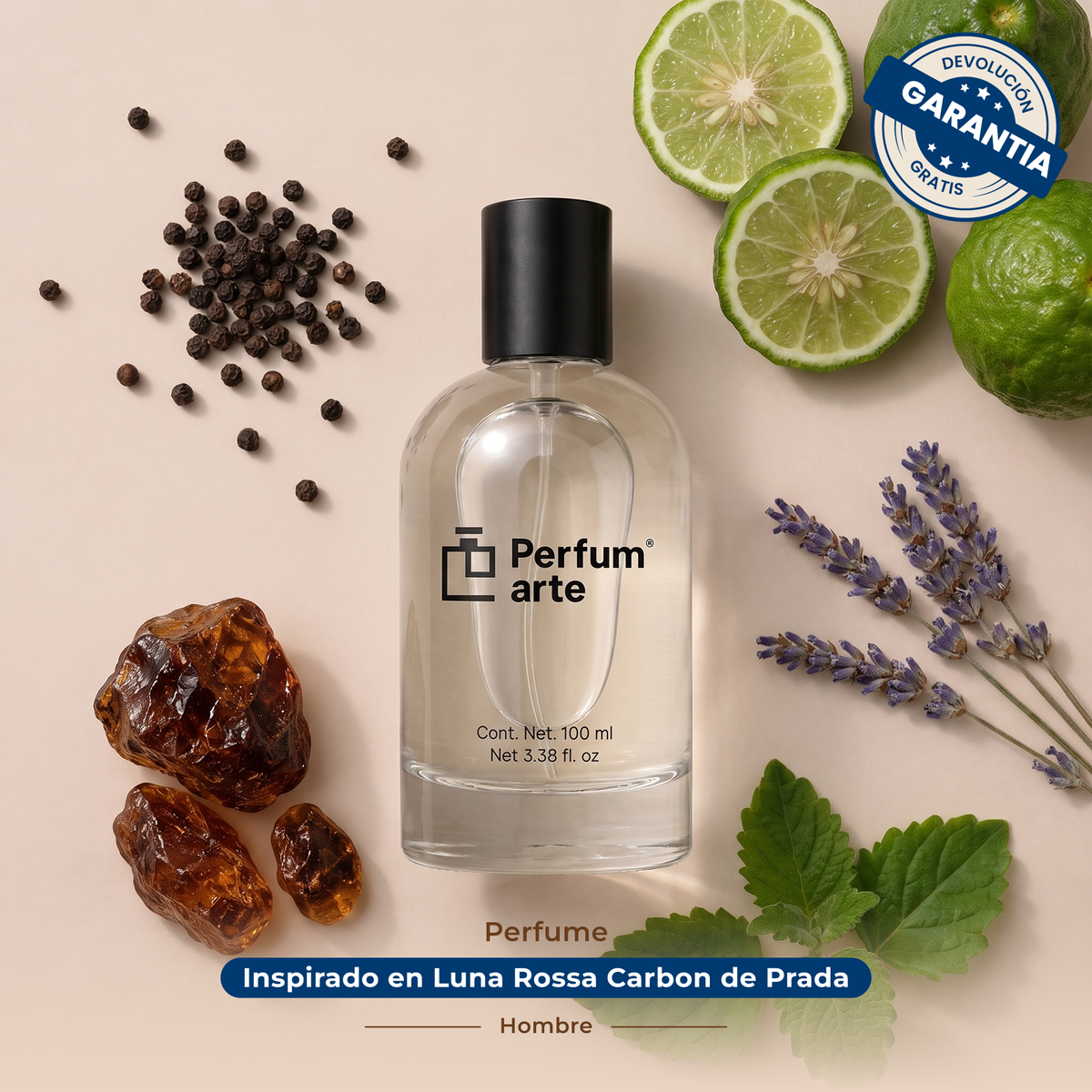 Perfume Inspirado en Luna Rossa Carbon de Prada Hombre