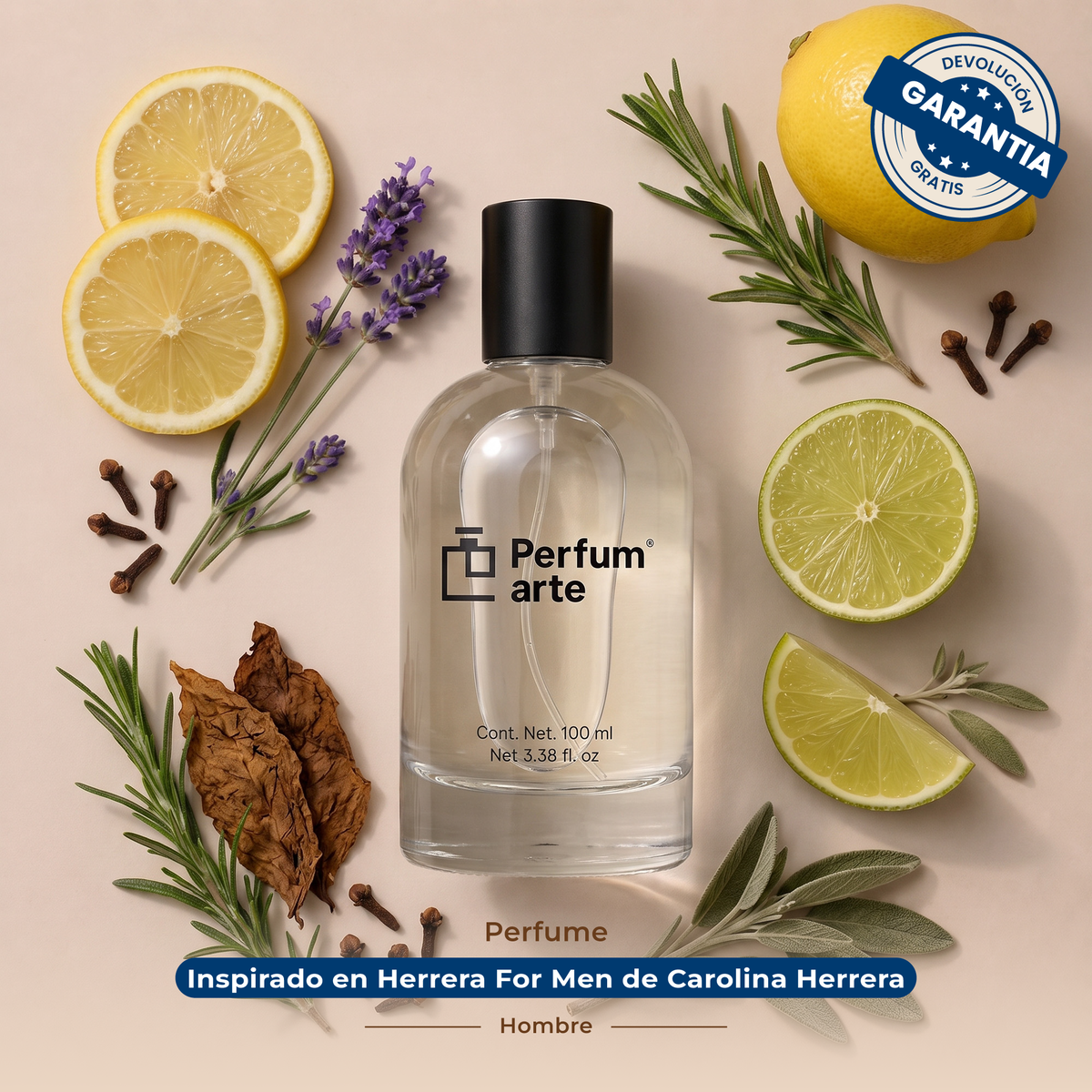 Perfume Inspirado en Herrera For Men de Carolina Herrera Hombre