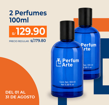 2x100 ml Perfumarte Azul