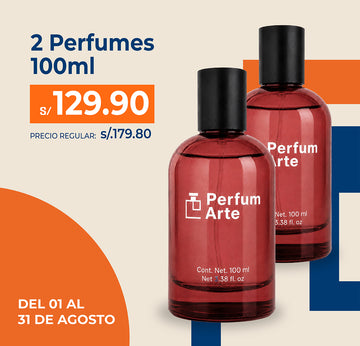 2x100 ml Perfumarte Rojo