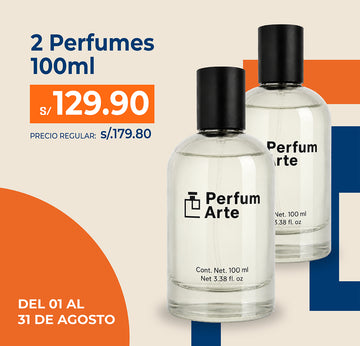 2x100 ml Perfumarte Transparente